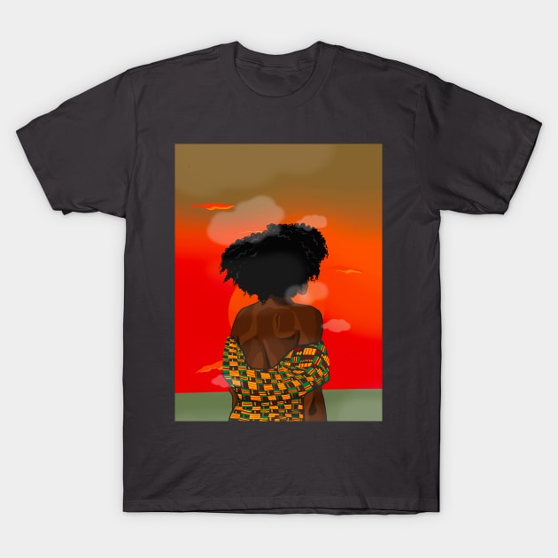 Sunset Skin T-Shirt by Tasiadesigns